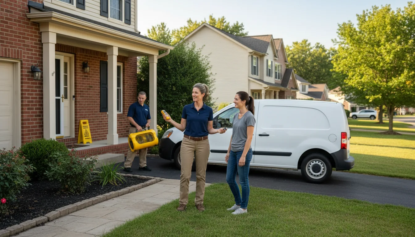 Water restoration image for Flood Water Cleanup, Removal And Restoration Services in Bay City, MI